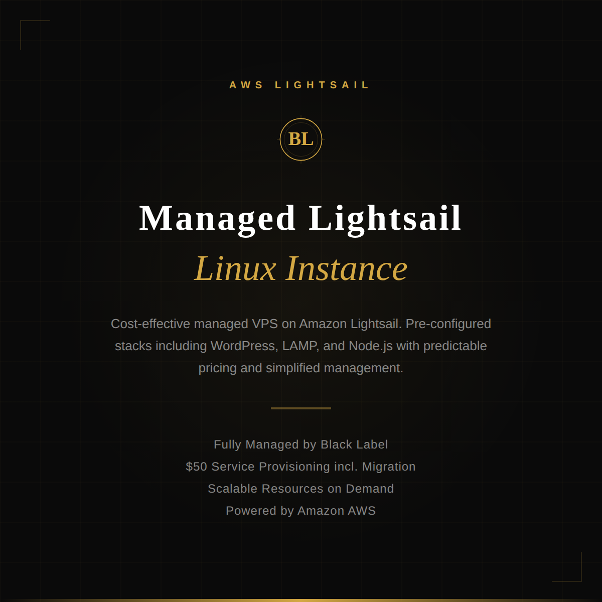 Managed AWS LightSail Linux server instance hosted in Australia