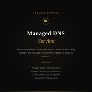 Amazon Route 53 powered managed DNS service dashboard interface