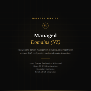 Digital agency managing .co.nz domain name registrations and transfers